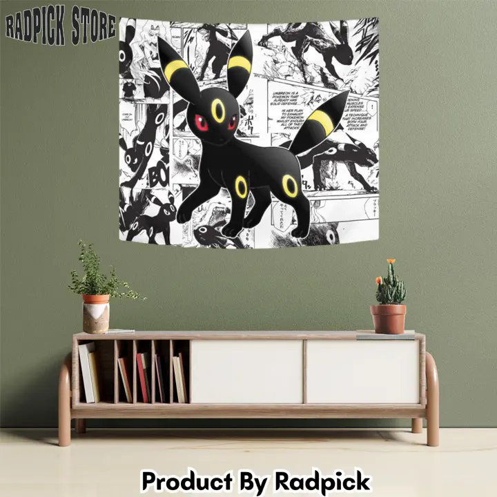Pokemon umbreon tapestry custom manga anime wall decor  rp5942309
